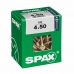 Kutija za vijke SPAX Vijak za drvo Ravna glava (4 x 50 mm) (4,0 x 50 mm)