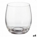 Sett med glass Bohemia Crystal Clara 410 ml Krystall 6 Deler (4 enheter)