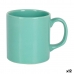 Чашка Зеленый 300 ml Керамика (12 штук)