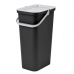 Odpadkový koš na recyklaci Tontarelli Moda 38 L Bílý Černý (4 kusů)