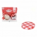 Set Mediterraneo Vichy Tapa Con rosca 6 Piezas (60 unidades) (6 pcs)