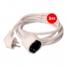 Удлинительный кабель EDM 3 x 1,5 mm 3 m Белый