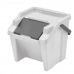 Recycling Waste Bin Tontarelli Moda Stackable 28 L White (6 Units)