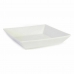 Salad Bowl La Mediterránea Elite White Ceramic 21 x 21 x 4,5 cm (6 Units) (21 x 21 x 4,5 cm)