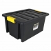 Кутия за Съхранение с Капак Brico Dem Brico 55 L 63 x 43 x 29 cm (3 броя)
