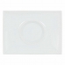 Platt skål Inde Gourmet Porslin Vit 29,5 x 22 x 3 cm (6 antal)