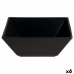 Salátás Tál Stoneware Fekete Kerámia 22 x 22 x 9 cm (6 egység)