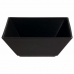 Salatieră Stoneware Negru Ceramică 22 x 22 x 9 cm (6 Unități)