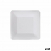 Set di piatti Algon Monouso Bianco Cartone Quadrato 18 cm (36 Unità)
