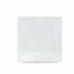 Sada talířů na opakované použití Algon Bílý Plastické 23 x 23 x 2 cm (24 kusů)