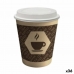 Ποτήρι με Kαπάκι Algon Χαρτόνι Αναλώσιμα Καφές 36 Μονάδες (10 Τεμάχια)