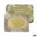 Podnos na aperitivy Algon Zlatá Obdélníkový 23 x 29,5 x 1 cm (48 kusů)