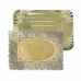 Podnos na aperitivy Algon Zlatá Obdélníkový 23 x 29,5 x 1 cm (48 kusů)