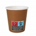 Σετ ποτηριών Algon Χαρτόνι Αναλώσιμα Καφέ 36 Μονάδες 80 ml (50 Τεμάχια)