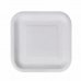 Набор посуды Algon Одноразовые Белый Картон Квадратный 23 cm (24 штук)