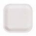 Комплект чинии Algon За Еднократна Употреба Бял Картон Квадратек 26 cm (15 броя)