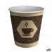 Glasset Algon Papp Engångsanvändning Kaffe/ Café 10 antal (100 Delar)