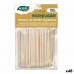 Bamboo toothpicks Algon 10 cm Set 100 Pieces (48 Units)