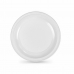 Újrafelhasználható tányérkészlet Algon Fehér Műanyag 25 x 25 x 1,5 cm (12 egység)