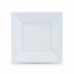 Set di piatti riutilizzabili Algon Quadrato Plastica 18 x 18 x 2 cm (36 Unità)