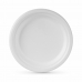 Set talířů Algon Jednorázové Bílý Cukrová třtina 22 cm (24 kusů)