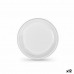 Σετ επαναχρησιμοποιήσιμων πιάτων Algon Λευκό Πλαστική ύλη (36 Μονάδες)