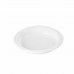Σετ επαναχρησιμοποιήσιμων πιάτων Algon Λευκό Πλαστική ύλη 20,5 x 20,5 x 3 cm (x6)