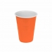 Lot de verres réutilisables Algon Orange 24 Unités 250 ml (25 Pièces)