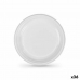 Set of reusable plates Algon White 20,5 x 20,5 x 2 cm (36 Units)