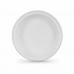 Conjunto de pratos reutilizáveis Algon Branco 22 x 22 x 1,5 cm (36 Unidades)