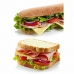 Daugkartinio naudojimo maisto maišelių rinkinys Algon Dėžutė sumuštiniams 60 Dalys 16 x 30,5 cm (24 vnt.)