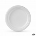 Σετ πιάτων Algon Αναλώσιμα Λευκό Ζαχαροκάλαμο 17 cm (24 Μονάδες)