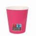 Gläserset Algon Pappe Einwegartikel 200 ml Pink 36 Stück (24 Stücke)