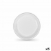 Σετ επαναχρησιμοποιήσιμων πιάτων Algon Λευκό Πλαστική ύλη 17 x 17 x 1,5 cm (36 Μονάδες)