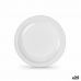 Zestaw talerzy wielokrotnego użytku Algon Biały Plastikowy 22 x 22 x 1,5 cm (24 Sztuk)