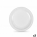 Σετ επαναχρησιμοποιήσιμων πιάτων Algon Λευκό Πλαστική ύλη 28 x 28 x 1,5 cm (36 Μονάδες)