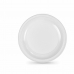 Σετ επαναχρησιμοποιήσιμων πιάτων Algon Λευκό Πλαστική ύλη 28 x 28 x 1,5 cm (36 Μονάδες)
