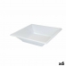 Zestaw talerzy wielokrotnego użytku Algon Biały Plastikowy (36 Sztuk)