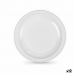 Sada talířů na opakované použití Algon Bílý Plastické 28 x 28 x 2 cm (24 kusů)