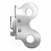 Tin opener Steel Silver 7,3 x 4,6 cm 1,5 mm (12 Units)
