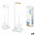 Toiletpapirholder med toiletbørsteholder Confortime Bambus 23 x 18 x 69,5 cm (4 enheder)