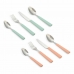 Cutlery Set Plastic Stainless steel 4 Pieces (36 Units) (4 pcs)