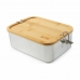 Lunch box Quttin Bamboo Stainless steel Rectangular (6 Units)