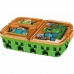Škatla za hrano z razdelki Minecraft 40420 polipropilen