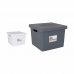 Storage Box with Lid Confortime 17 L With lid Squared (6 Units)