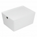 Stabelbar boks for organisering Confortime Med lokk 35 x 26 x 16 cm (6 enheter)