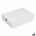 Stabelbar boks for organisering Confortime Med lokk 35 x 26 x 8,5 cm (8 enheter)