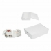 Stabelbar boks for organisering Confortime Med lokk 35 x 26 x 8,5 cm (8 enheter)