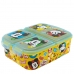Кутия за Обяд с Отделения Mickey Mouse Fun-Tastic 19,5 x 16,5 x 6,7 cm полипропилен