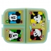 Lunchbox z przegrodami Mickey Mouse Fun-Tastic 19,5 x 16,5 x 6,7 cm polipropylen
